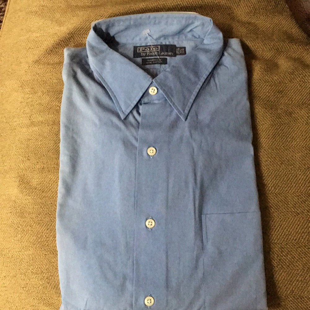 Men’s Blue New Ralph Lauren Button Down Shirt